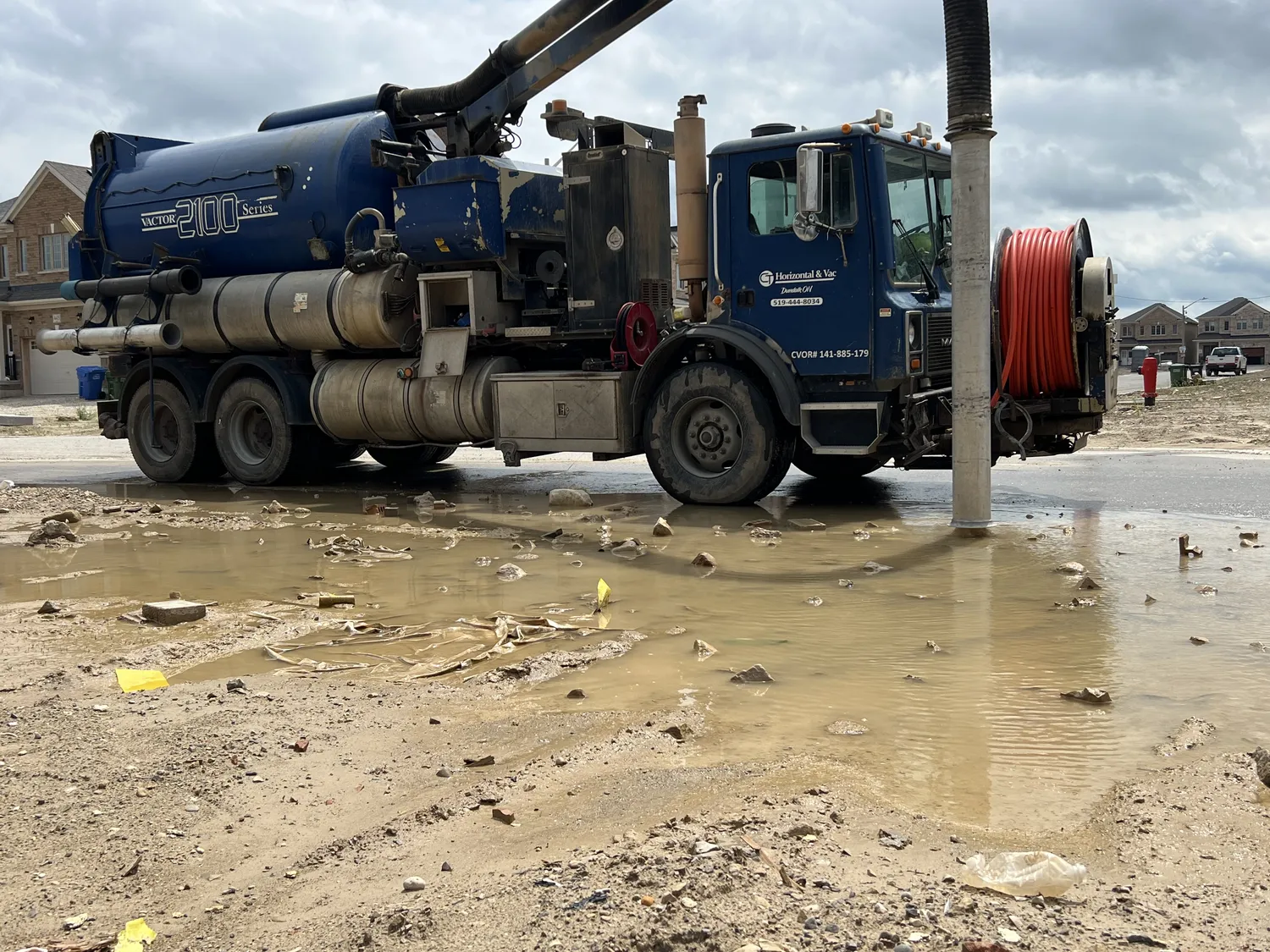 CT Hydrovacs deep utility excavation