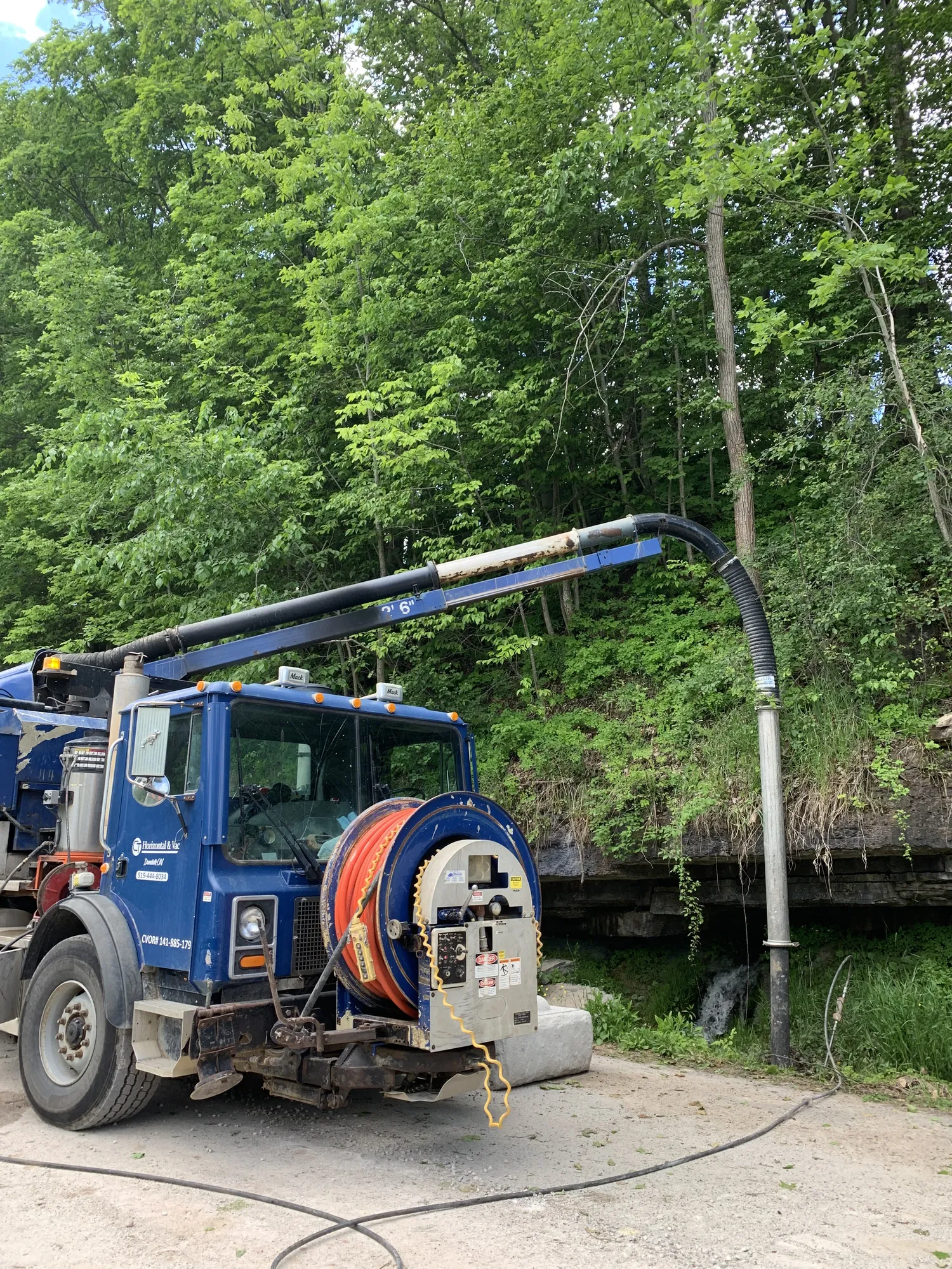 CT Hydrovacs emergency response hydrovac work