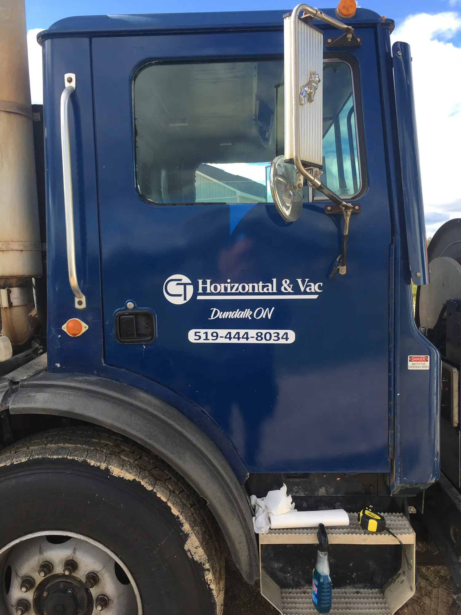 CT Hydrovacs commercial site hydrovac work