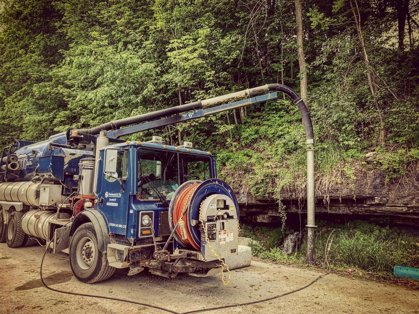 CT Hydrovacs hydrovac operations at a municipal site