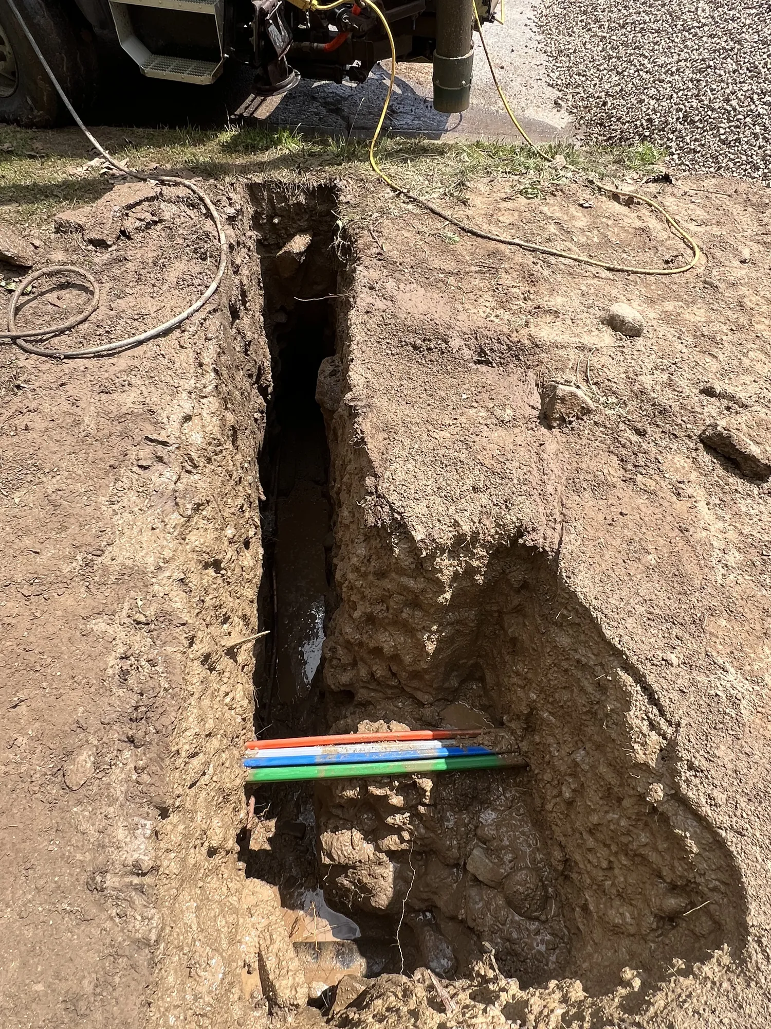 CT Hydrovacs underground utility work